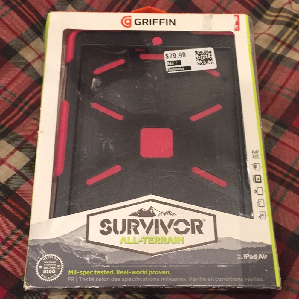 🛍 Pink Survivor iPad Air Case 🛍